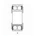 Подшипник шариковый 3205-BD-XL-2HRS-TVH INA