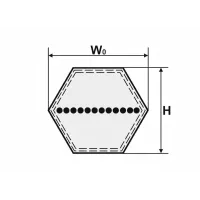 Ремень шестигранный НВВ-5450 (BB215) HIMPT