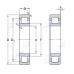 Подшипник роликовый NU 320 ECP SKF