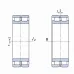 Подшипник роликовый NNCL 4914 CV SKF