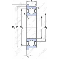 Подшипник шариковый LDI 7203-B STEEL CAGE