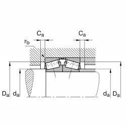 Подшипник роликовый 31314-XL-DF-A100-140 INA
