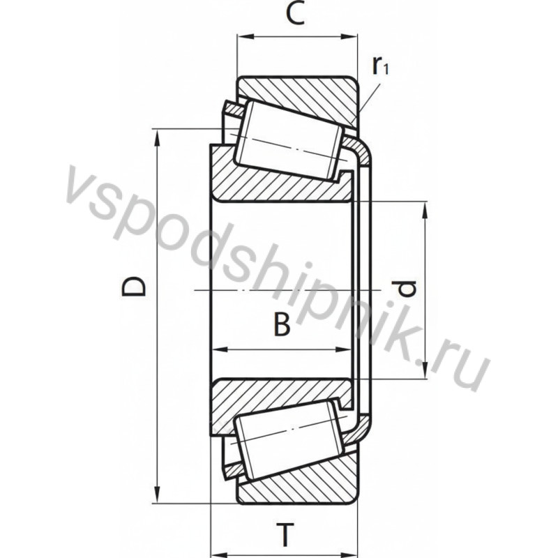 Подшипник роликовый 2007118 А ППЗ 360