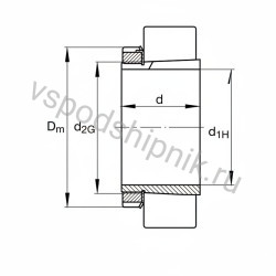 Втулка закрепительная H2348X INA