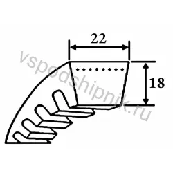 Ремень клиновой XPC 2000 SWR
