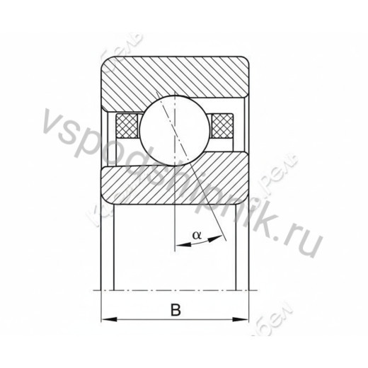 Подшипник шариковый M7026-E-T-P4S-XL FAG