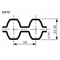 Ремень DSTD 3150 DS14M ширина 40 мм CSHBELT
