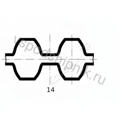Ремень DSTD 1400 DS14M ширина 40 мм CSHBELT