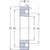 Подшипник шариковый 2318 SKF