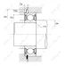 Подшипник шариковый SNR 6205 N R ZZ