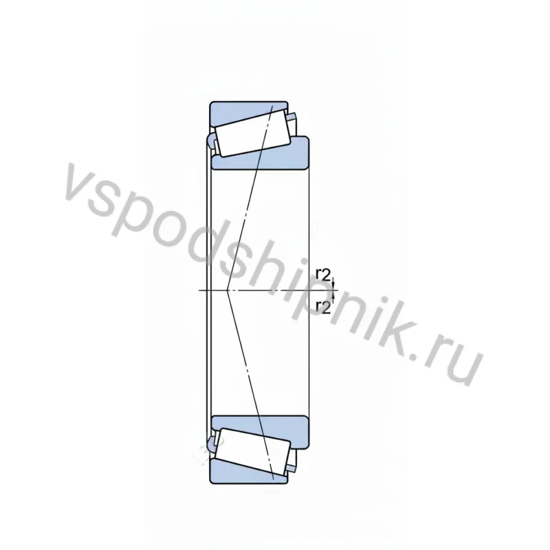 Подшипник роликовый 31317 SKF 360