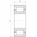 Подшипник роликовый 2326M HARP