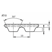 Ремень 75 AT10 CSHBELT