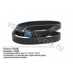 Ремень поликлиновой 12PK1815 EPDM GLOBELT