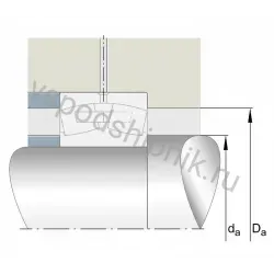 Подшипник роликовый 23222-E1A-XL-K-M INA