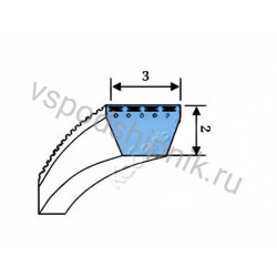 Ремень клиновой 3M 180 Mitsuboshi