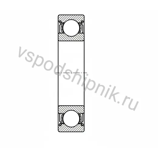 Подшипник шариковый 6318-2Z-J20C INA