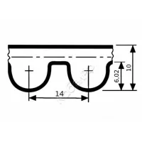 Ремень HTD 14M 115 CSHBELT