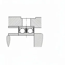 Подшипник шариковый HCB7206-E-2RSD-T-P4S INA