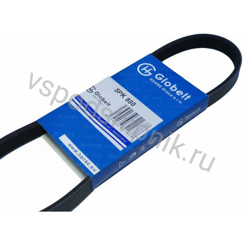 Ремень поликлиновой 5PK880 GLOBELT 360