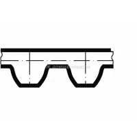 Ремень STD 1500 S3M ширина 6 мм CSHBELT