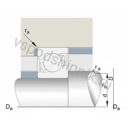 Подшипник шариковый 7312-B-XL-JP FAG