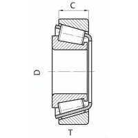 Подшипник роликовый FBC 9039448 Л