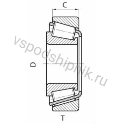 Подшипник роликовый 33118 SKF