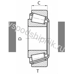 Подшипник роликовый FBC 29340 Е1