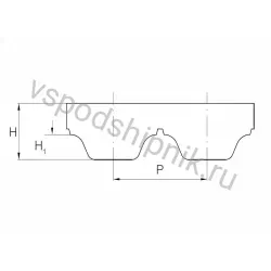 Ремень зубчатый AT10 1000 (W=16) Megadyne