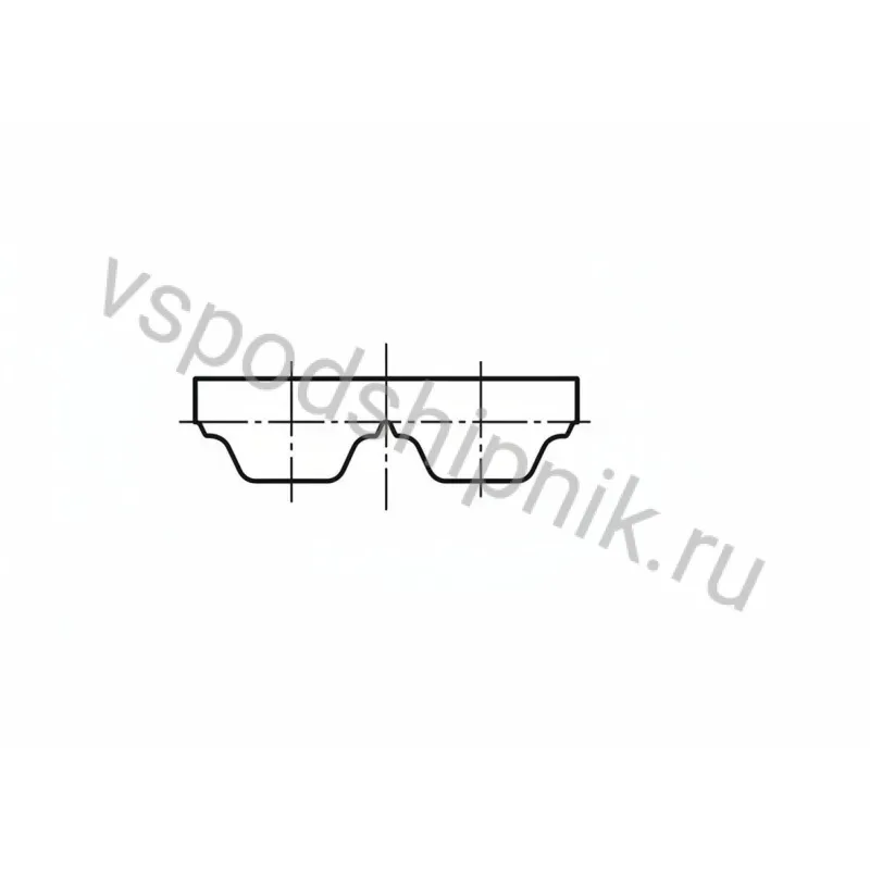 Ремень зубчатый AT5 (открытый) (W=25) Sati 360