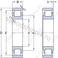 Подшипник роликовый 6-2322 Л ППЗ