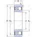 Подшипник шариковый 2206 E-2RS1KTN9 SKF