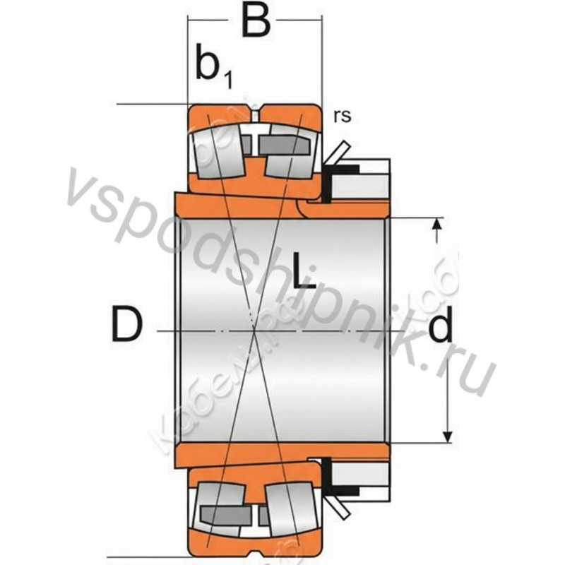 Подшипник роликовый 13520 Н ППЗ 360