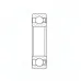 Подшипник шариковый 6005.G15C4 SNR