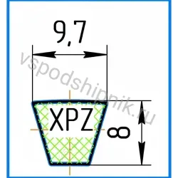 Ремень клиновой XPZ 962P PIONEER ContiTech