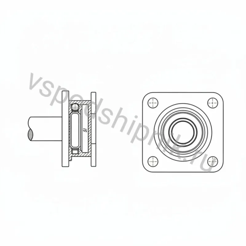 Узел подшипниковый LDI UCF201 SS KIT 360