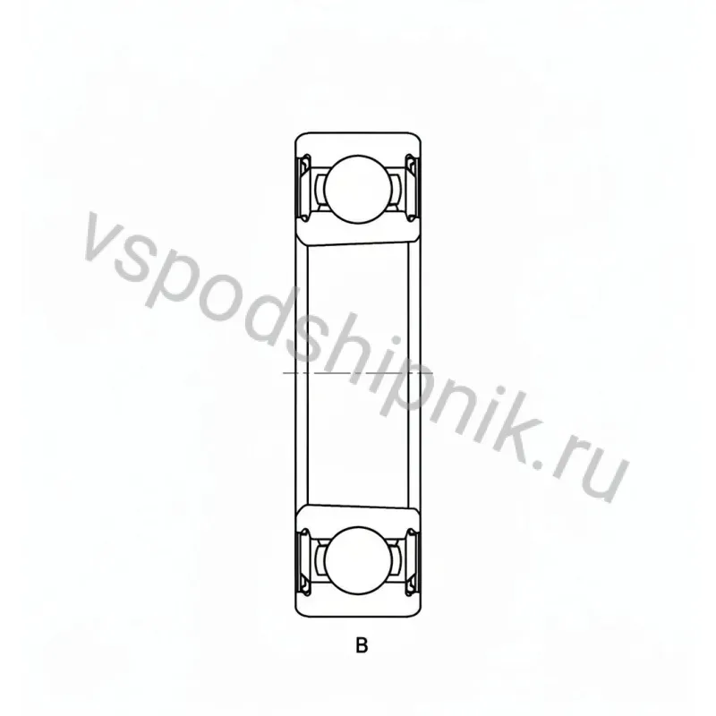 Подшипник шариковый 6206 K ZZ C3 SNR 360