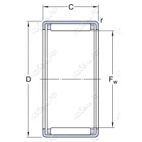 Подшипник роликовый игольчатый HK 3012-B INA