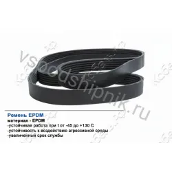 Ремень поликлиновой 6PK698 EPDM GLOBELT