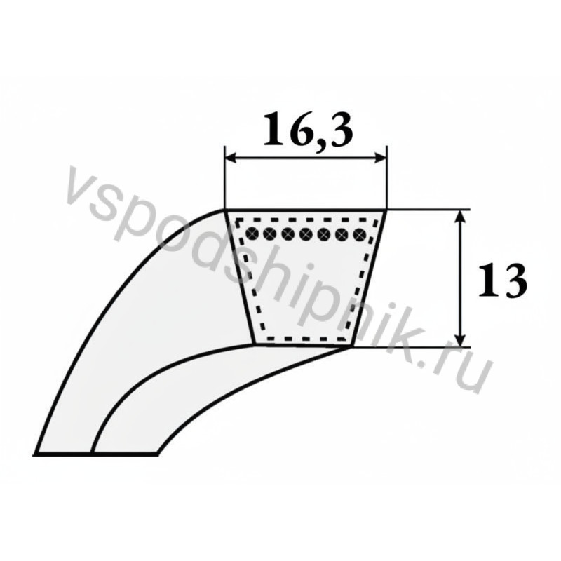 Ремень клиновой SPB 1180 SWR 360
