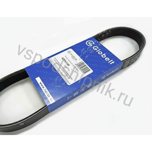 Ремень поликлиновой 6DPK1195 EPDM GLOBELT