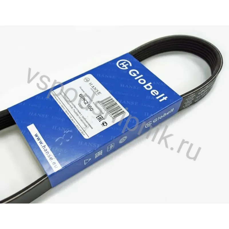 Ремень поликлиновой 6PK2160 GLOBELT 360