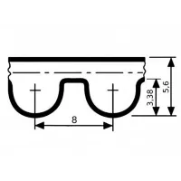 Ремень HTD 8M 20 CSHBELT