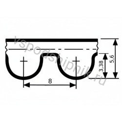 Ремень HTD 8M 100 CSHBELT