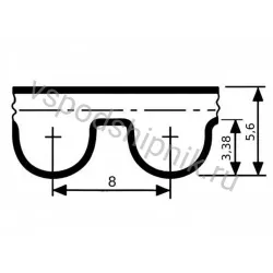 Ремень HTD 8M 100 CSHBELT