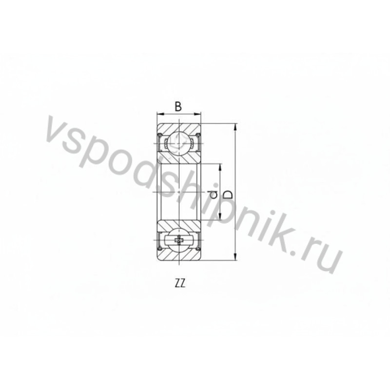 Подшипник шариковый 6321 ZZ CRAFT 360