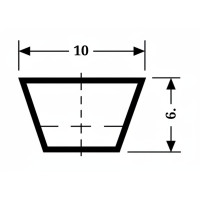 Ремень клиновой Z 59 Li=1500 мм, Ld=1522 мм SWR