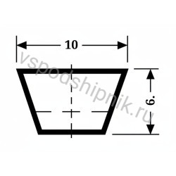 Ремень клиновой Z 46,5 Li=1180 мм, Ld=1202 мм SWR