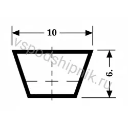 Ремень клиновой Z 59 Li=1500 мм, Ld=1522 мм SWR